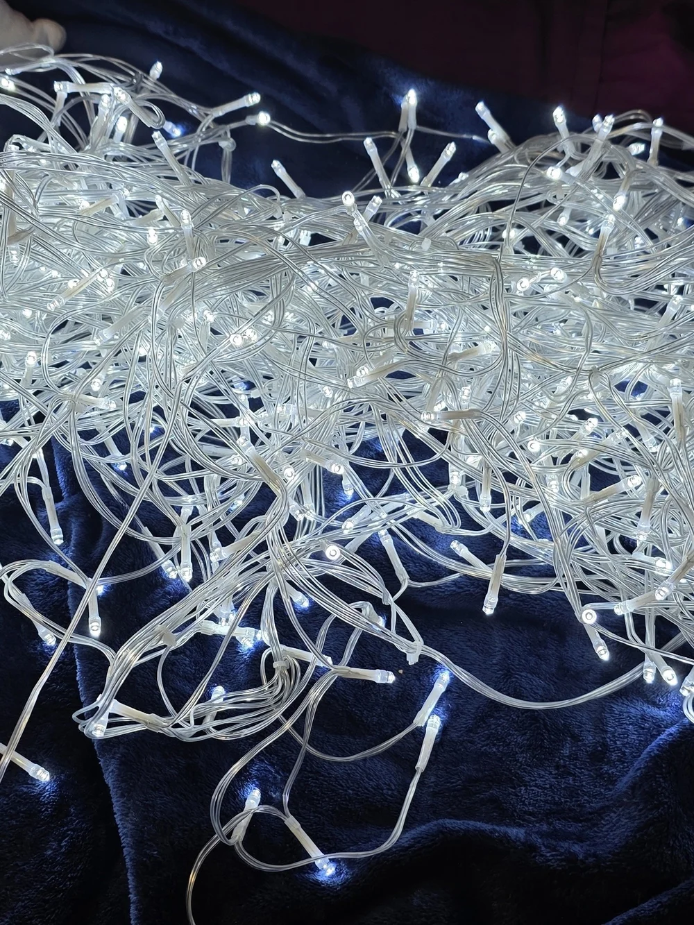 Clear White LED String Lights for Home Parties